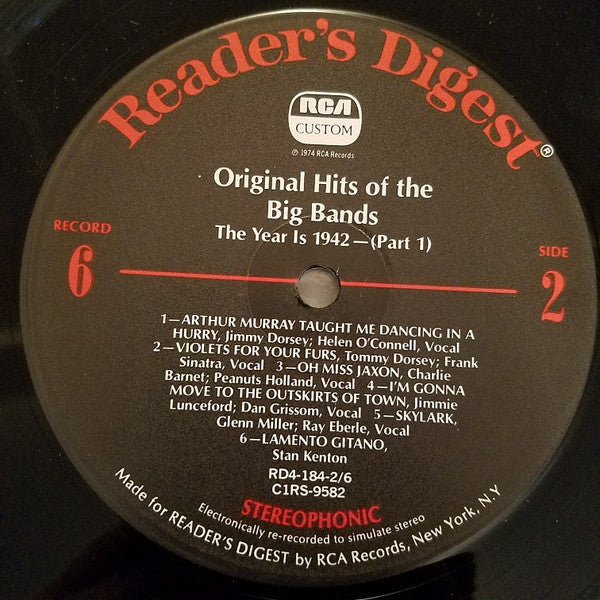 Various - Original Hits Of The Big Bands *BOX* | Very Good Plus (VG+) Very Good Plus (VG+)