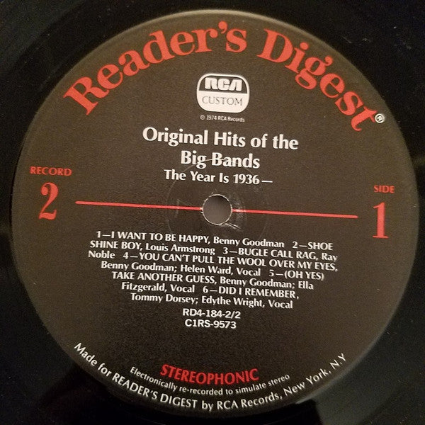 Various - Original Hits Of The Big Bands *BOX* | Very Good Plus (VG+) Very Good Plus (VG+)