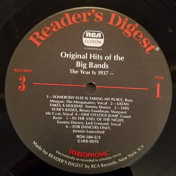 Various - Original Hits Of The Big Bands *BOX* | Very Good Plus (VG+) Very Good Plus (VG+)