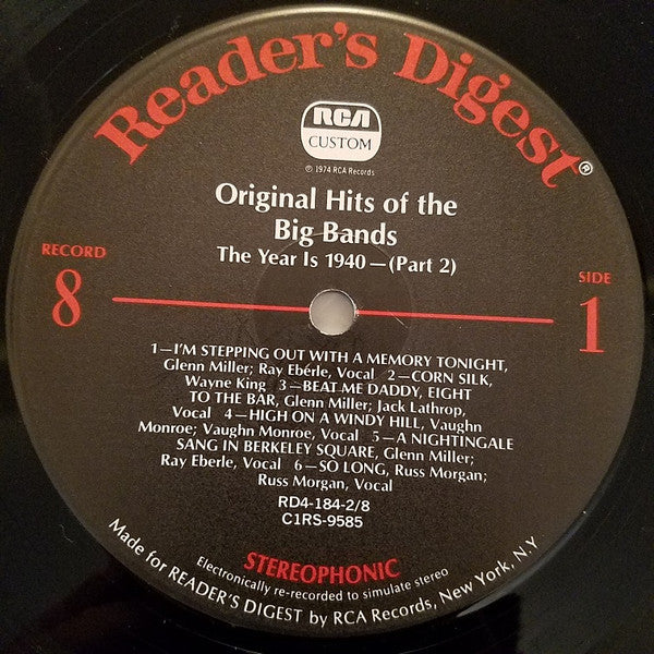 Various - Original Hits Of The Big Bands *BOX* | Very Good Plus (VG+) Very Good Plus (VG+)