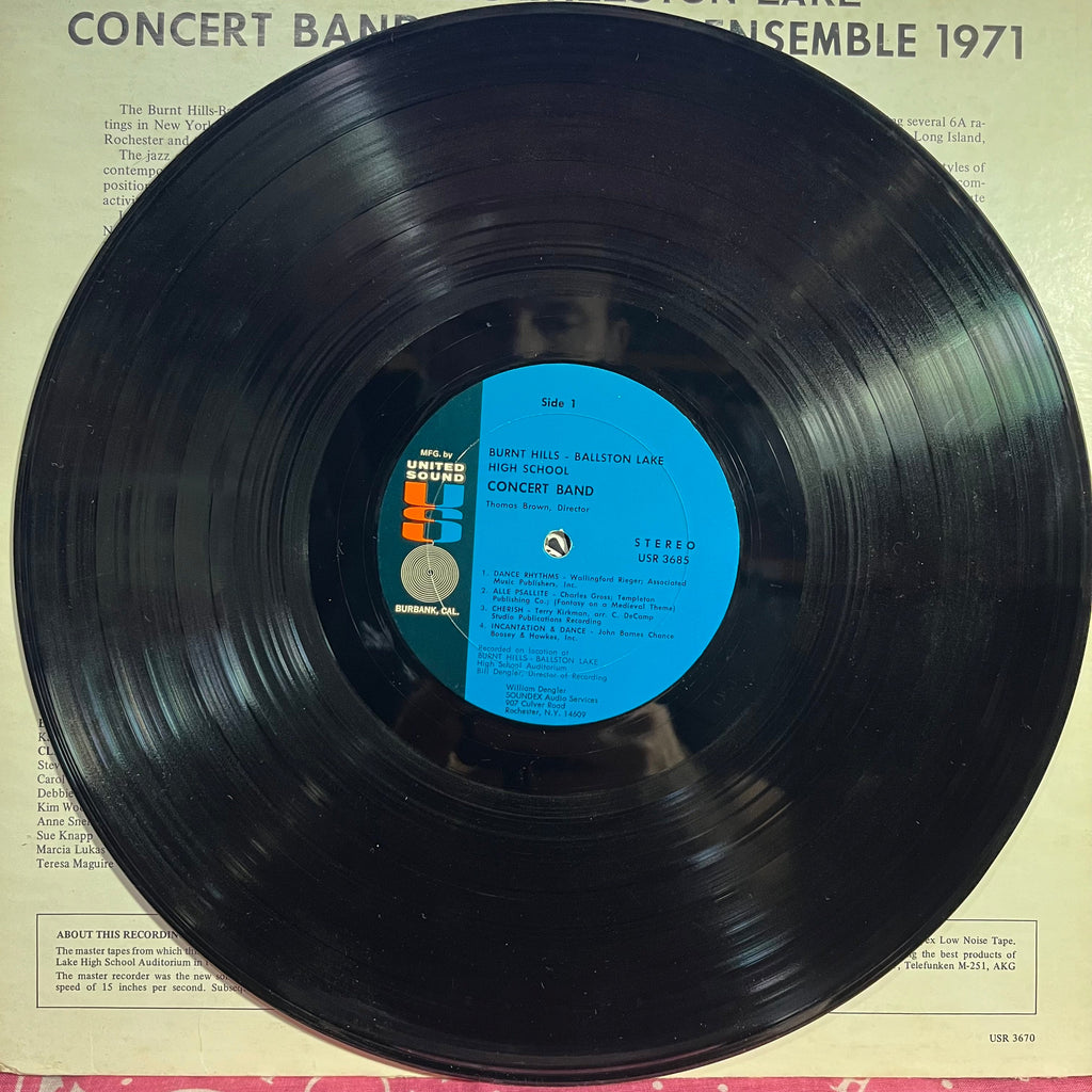 Burnt Hills - Ballston Lake Concert Band And Jazz - Burnt Hills | Very Good Plus (VG+) Very Good Plus (VG+)