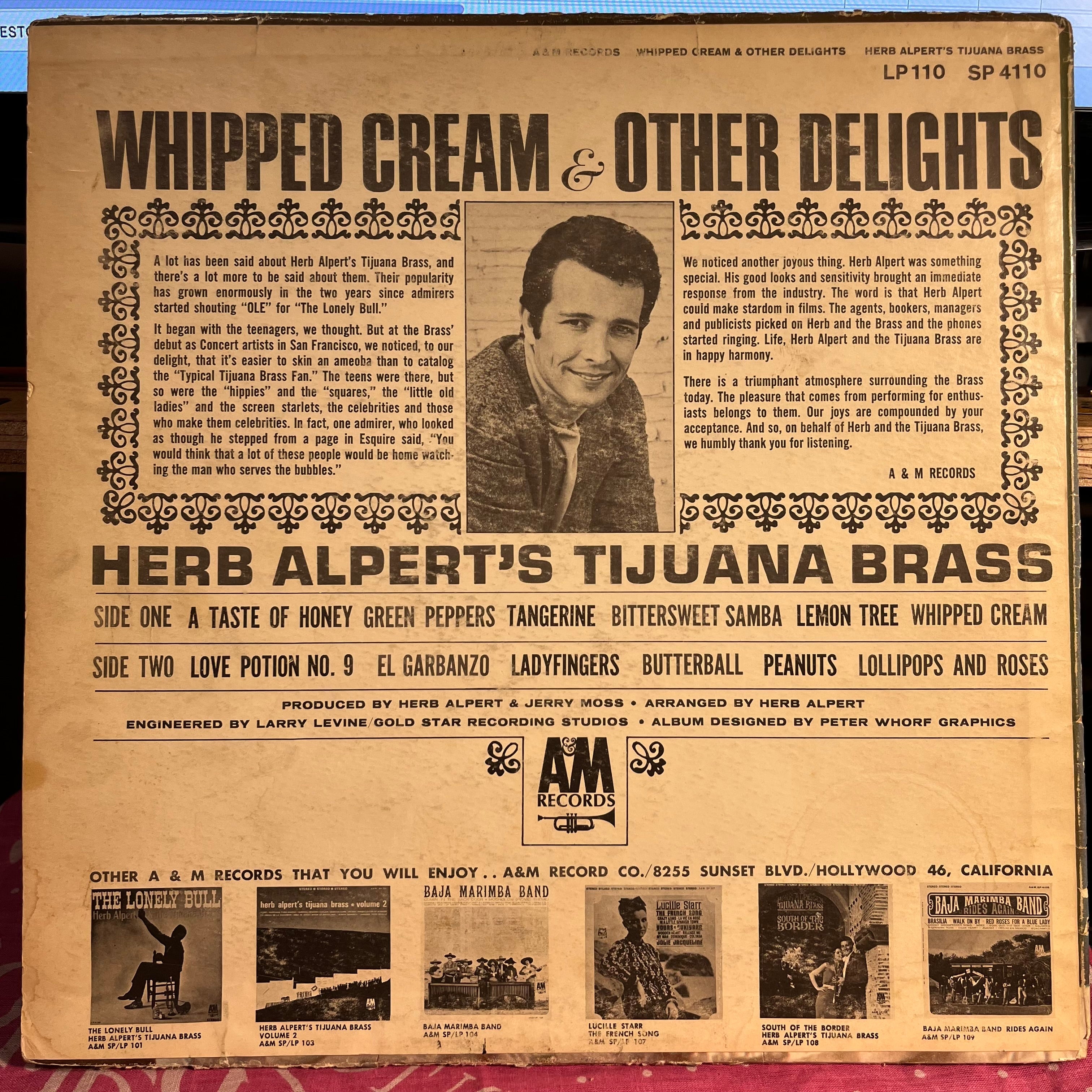 Herb Alpert & The Tijuana Brass - Whipped Cream & Other Delights | Very Good (VG) Very Good (VG)