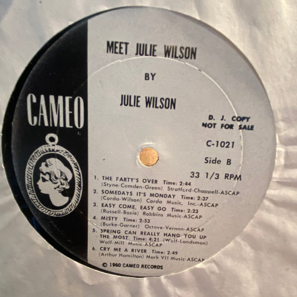 Julie Wilson - Meet Julie Wilson *PROMO* | Very Good (VG) Very Good Plus (VG+)