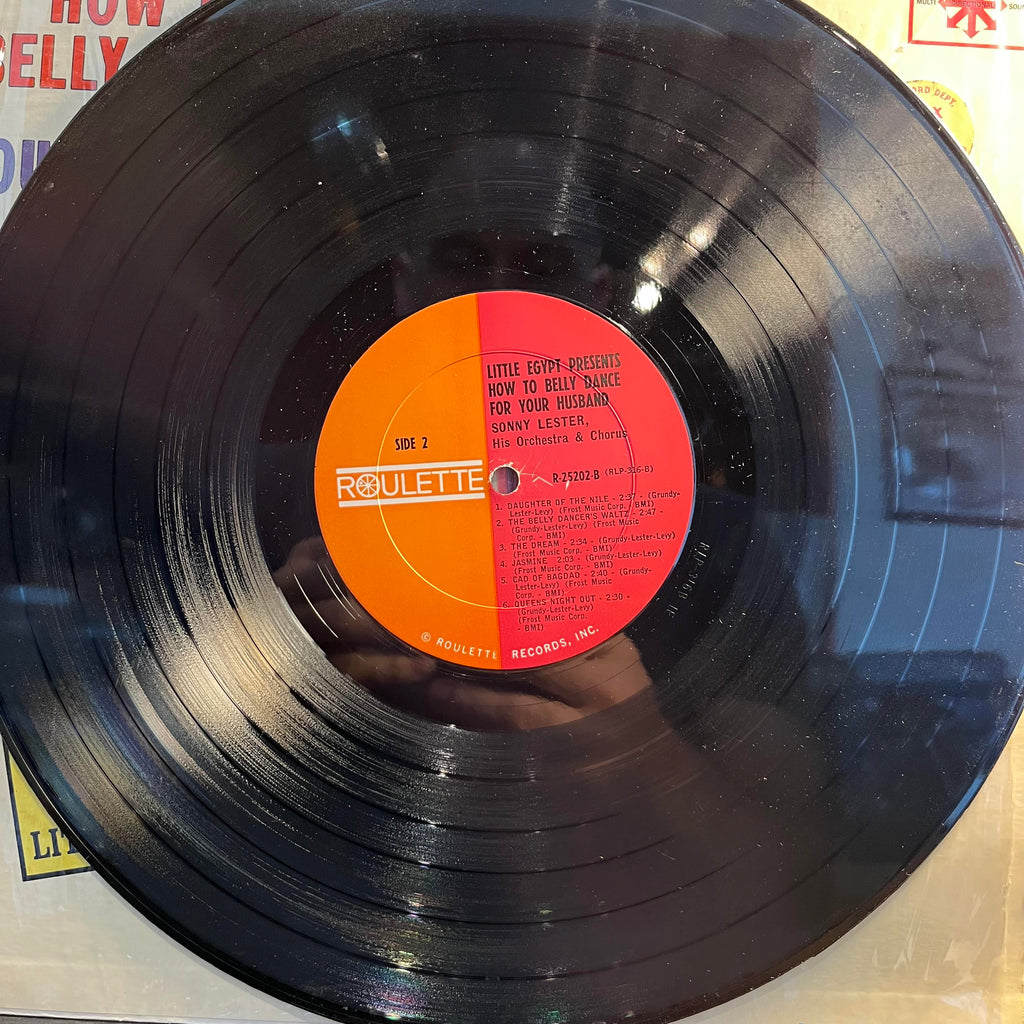 Sonny Lester & His Orchestra - Little Egypt Presents How To Belly-Dance For Your Husband | Very Good (VG) Excellent (EX)