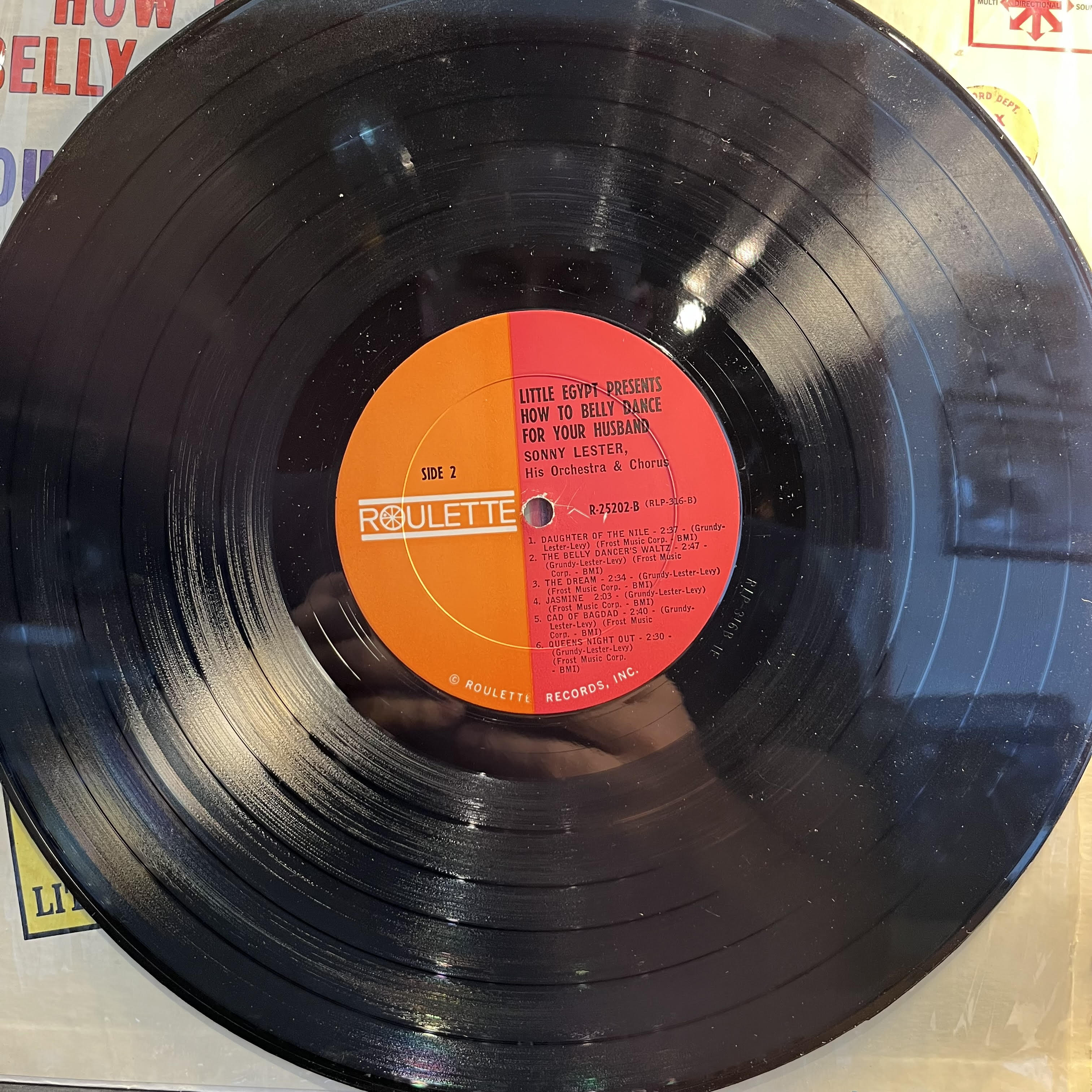Sonny Lester & His Orchestra - Little Egypt Presents How To Belly-Dance For Your Husband | Very Good (VG) Excellent (EX)