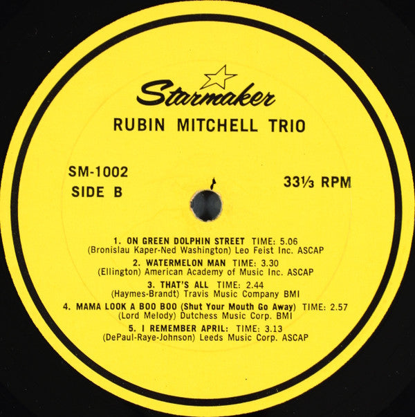 The Golden Hands Of Rubin Mitchell | Very Good Plus (VG+) Near Mint (NM)