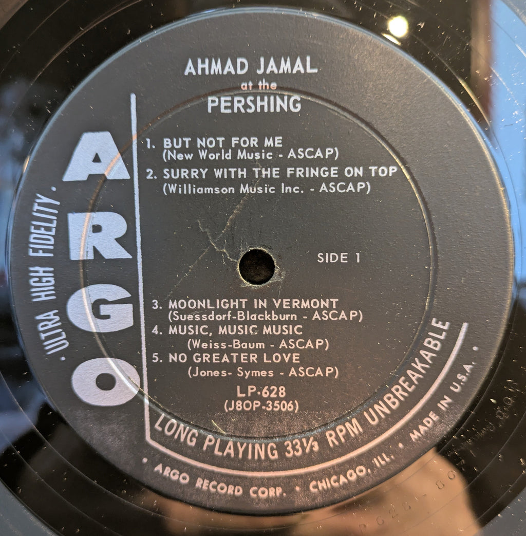 Ahmad Jamal Trio - Ahmad Jamal Trio At The Pershing (But Not For Me) (VINYL) | Very Good (VG) Very Good Plus (VG+)