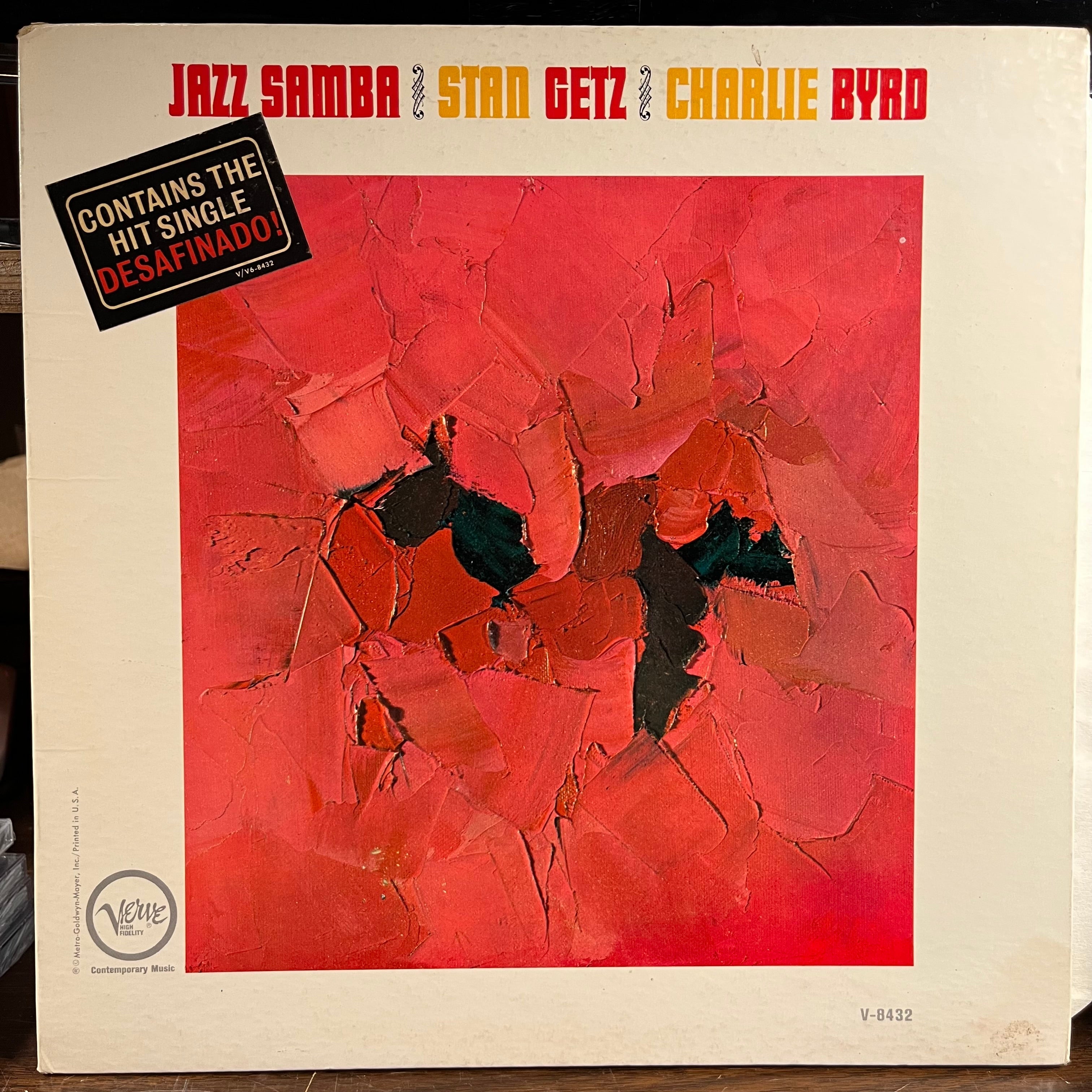 Stan Getz - Jazz Samba (VINYL) | Very Good (VG) Excellent (EX)