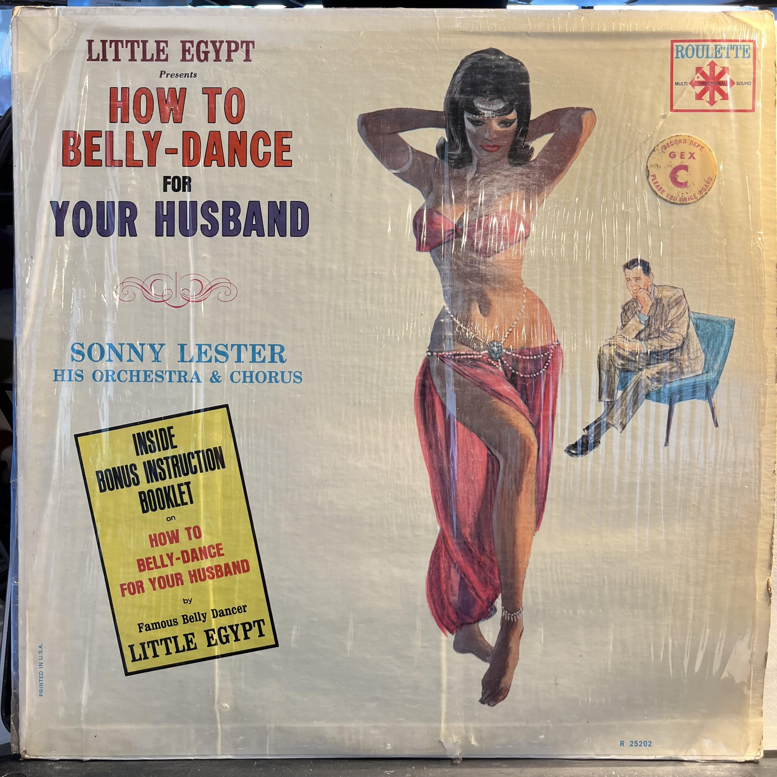 Sonny Lester & His Orchestra - Little Egypt Presents How To Belly-Dance For Your Husband | Very Good (VG) Excellent (EX)