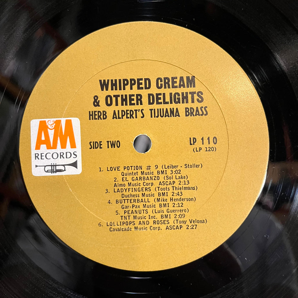 Herb Alpert & The Tijuana Brass - Whipped Cream & Other Delights *MONO* | Very Good (VG) Very Good (VG)