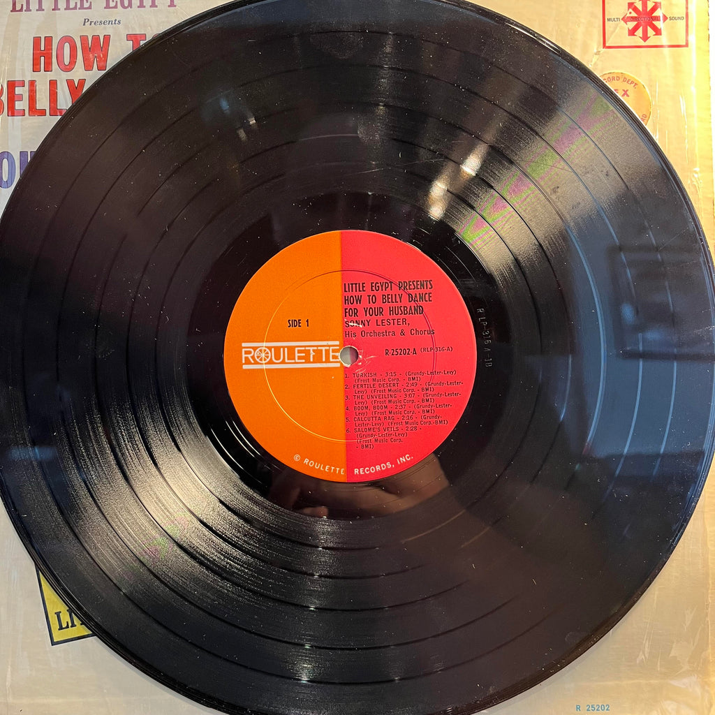 Sonny Lester & His Orchestra - Little Egypt Presents How To Belly-Dance For Your Husband | Very Good (VG) Excellent (EX)