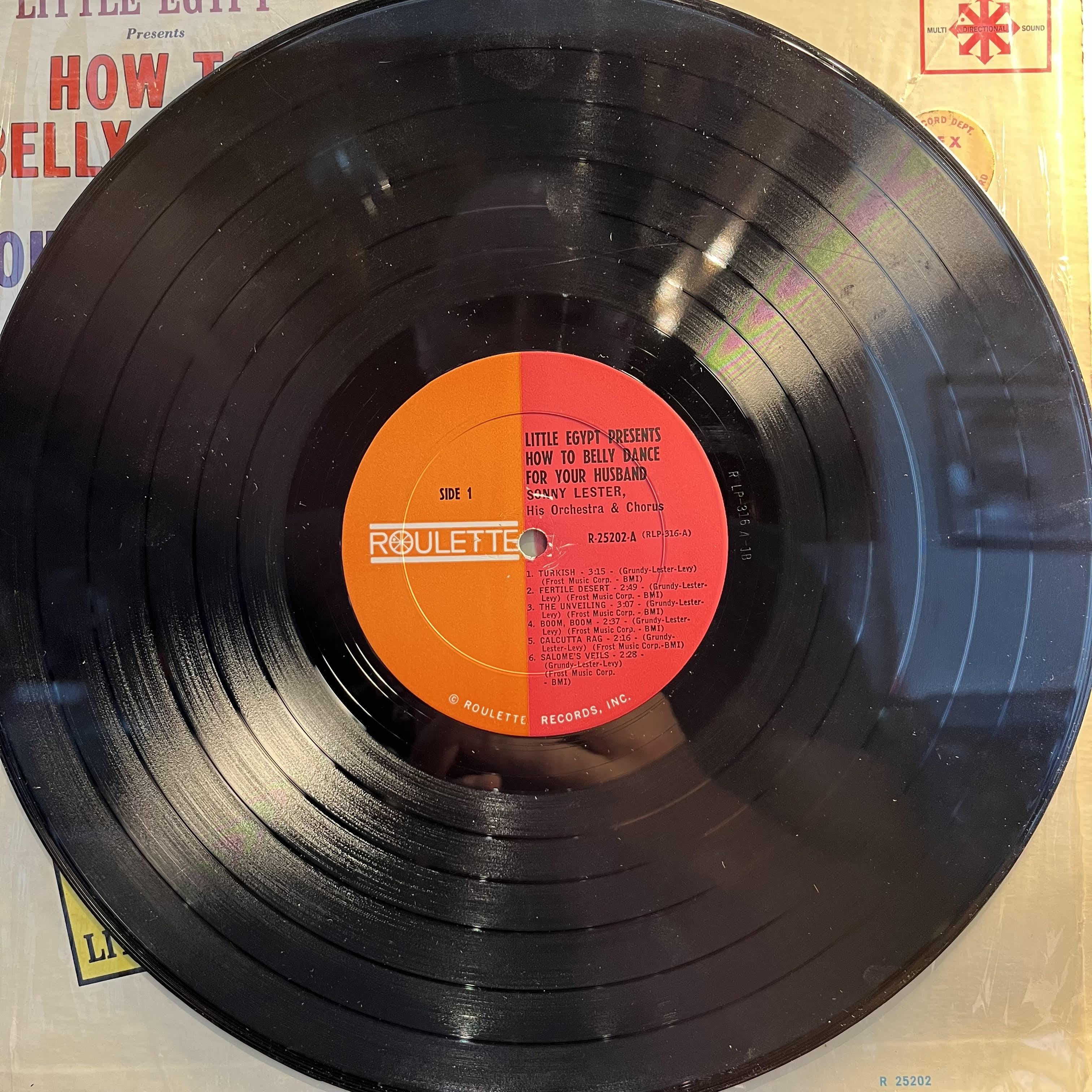 Sonny Lester & His Orchestra - Little Egypt Presents How To Belly-Dance For Your Husband | Very Good (VG) Excellent (EX)