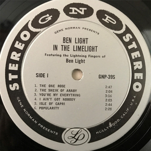 Ben Light - In The Limelight | Very Good (VG) Excellent (EX)