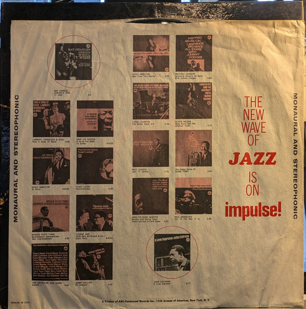 John Coltrane - John Coltrane And Johnny Hartman (VINYL) | Very Good (VG) Very Good Plus (VG+)