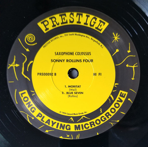 Sonny Rollins - Saxophone Colossus | Excellent (EX) Mint (M)