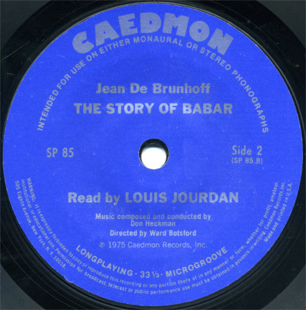 Jean De Brunhoff - The Story Of Babar The Little Elephant | Near Mint (NM) Very Good Plus (VG+)