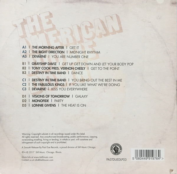 The American Boogie Down (A Special Collection Of Lost Disco, Funk & Boogie) | Mint (M) Very Good Plus (VG+)
