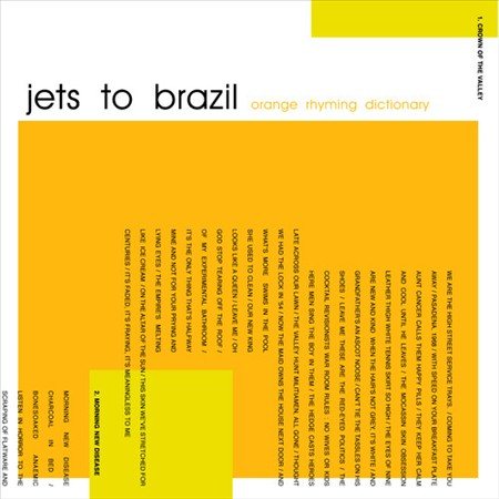 Jets To Brazil - Orange Rhyming Dictionary (180 Gram Vinyl) (2 Lp's) |