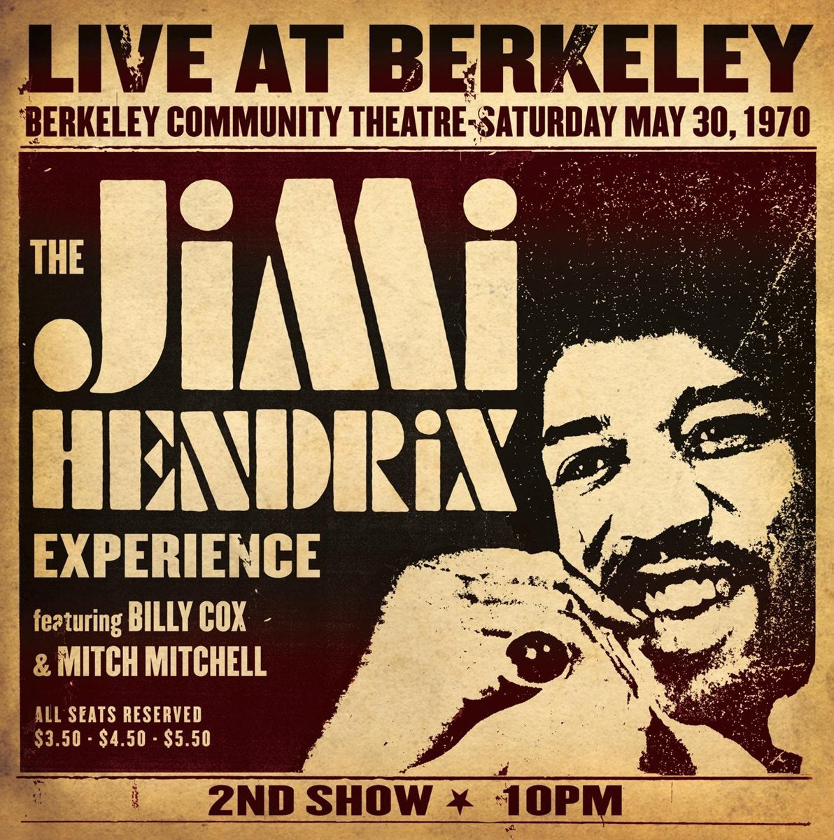 Jimi Hendrix Experience Live at Berkeley (VINYL) | Mint (M) Mint (M)