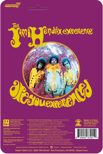 Super7 - Jimi Hendrix - ReAction Figures - Jimi Hendrix (Reverse Album Colors) (Collectible, Action Figure) |