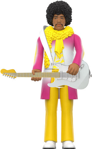Super7 - Jimi Hendrix - ReAction Figures - Jimi Hendrix (Reverse Album Colors) (Collectible, Action Figure) |