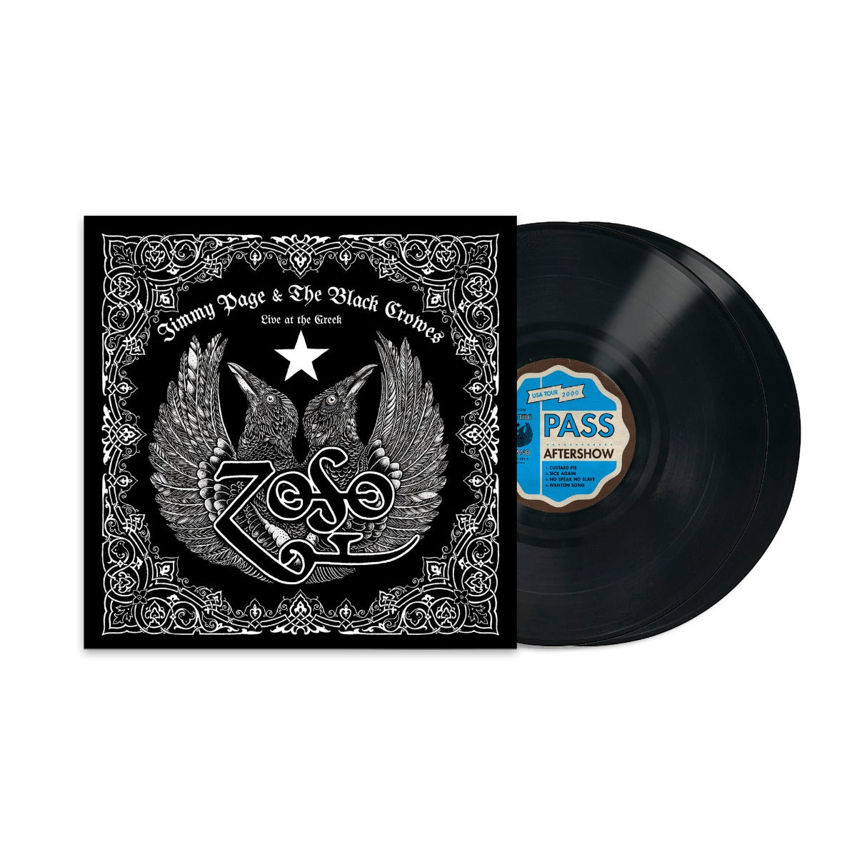 Jimmy Page & The Black Crowes - Live At The Greek (Blackk 2xVINYL) | Mint (M) Mint (M)