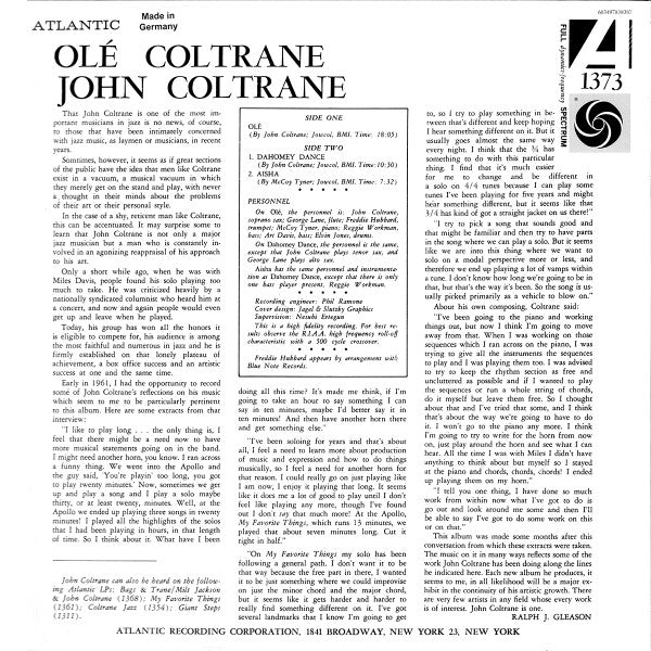 John Coltrane - Olé Coltrane | Mint (M) Mint (M)