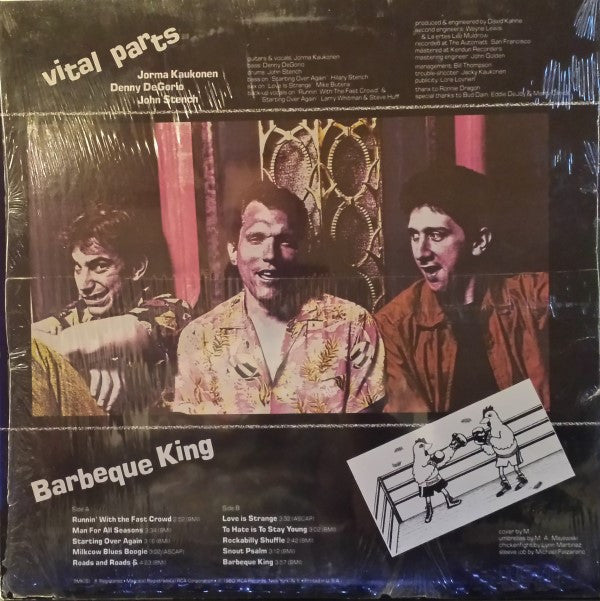 Jorma Kaukonen & Vital Parts - Barbeque King | Near Mint (NM) Near Mint (NM)