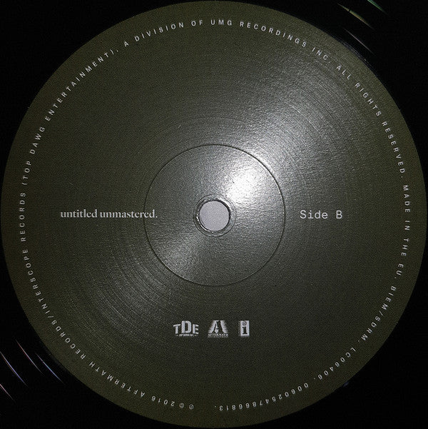 Kendrick Lamar - Untitled Unmastered. | Mint (M) Mint (M)