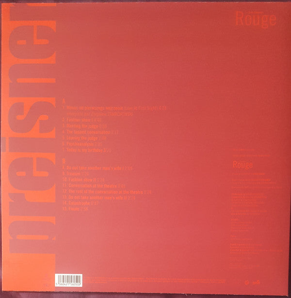 Trois Couleurs Rouge (Bande Originale Du Film) | Mint (M) Mint (M)