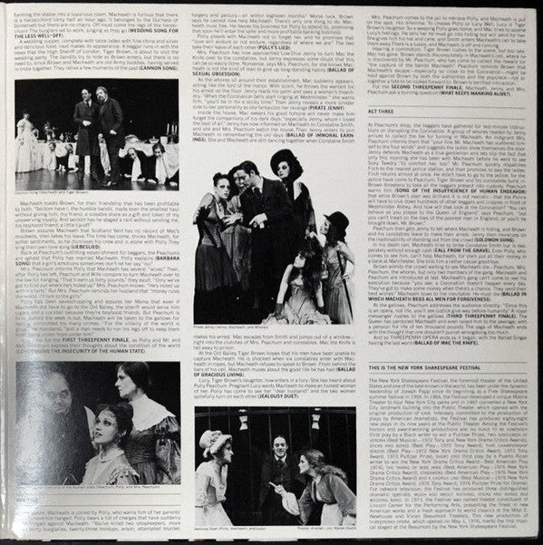Three Penny Opera - Original Cast Recording | Very Good Plus (VG+) Very Good Plus (VG+)