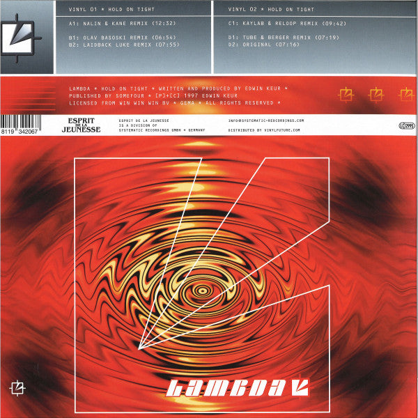 Hold On Tight (Remixes)(2xVINYL) | Mint (M) Mint (M)