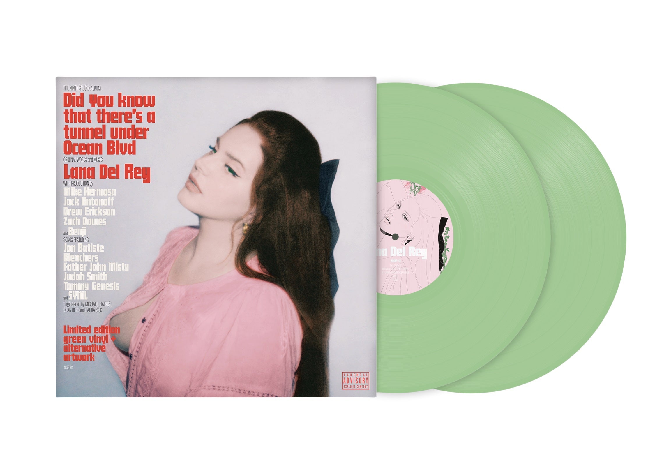 Did You Know That There's A Tunnel Under Ocean Blvd (2x GREEN VINYL ALTERNATE COVER) | Mint (M) Mint (M)