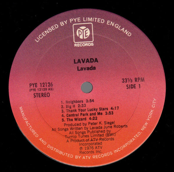 Lavada - Lavada | Near Mint (NM) Very Good Plus (VG+)