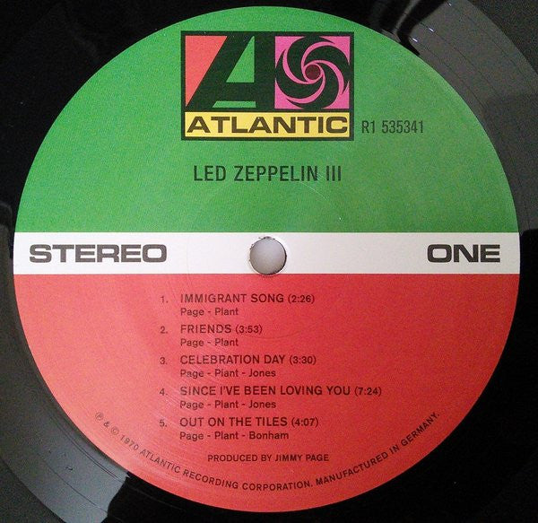 Led Zeppelin - Led Zeppelin III | Mint (M) Mint (M)