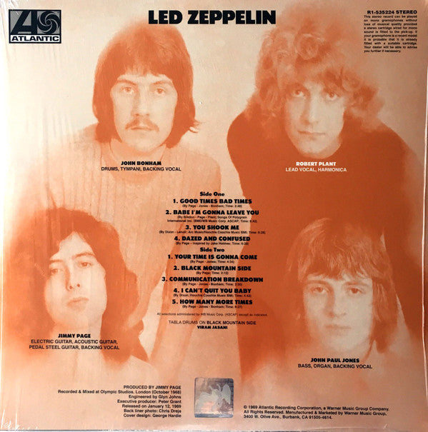Led Zeppelin - Led Zeppelin | Mint (M) Mint (M)