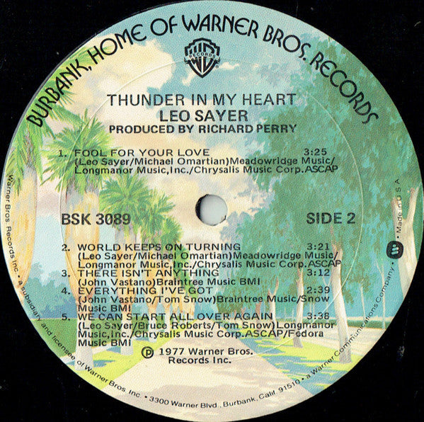 Thunder In My Heart | Near Mint (NM) Very Good Plus (VG+)