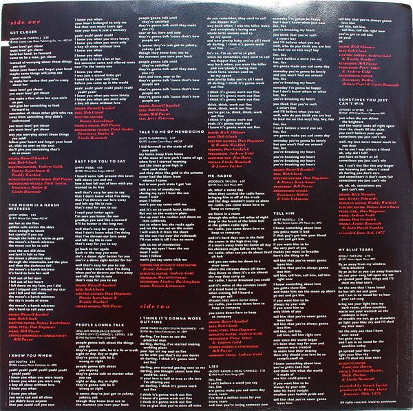 Get Closer | Near Mint (NM) Very Good Plus (VG+)