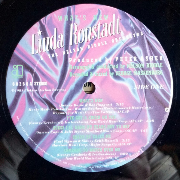 Linda Ronstadt & Nelson Riddle And His Orchestra - What's New | Near Mint (NM) Near Mint (NM)