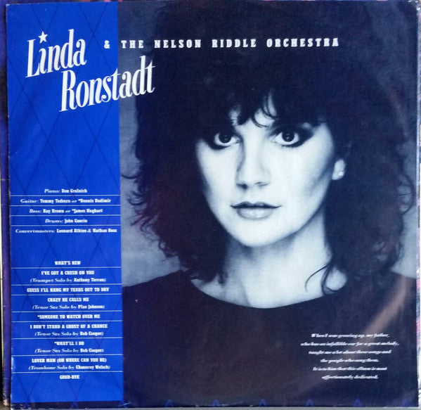 Linda Ronstadt & Nelson Riddle And His Orchestra - What's New | Near Mint (NM) Near Mint (NM)