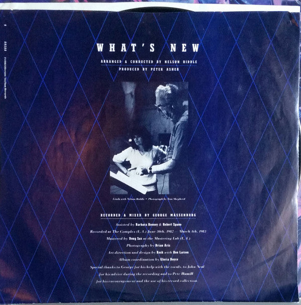 Linda Ronstadt & Nelson Riddle And His Orchestra - What's New | Near Mint (NM) Near Mint (NM)