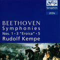 Ludwig van Beethoven, Rudolf Kempe - Symphonies Nos. 1 ⬥ 3 "Eroica" ⬥ 5 (CD) | Near Mint (NM) Near Mint (NM)