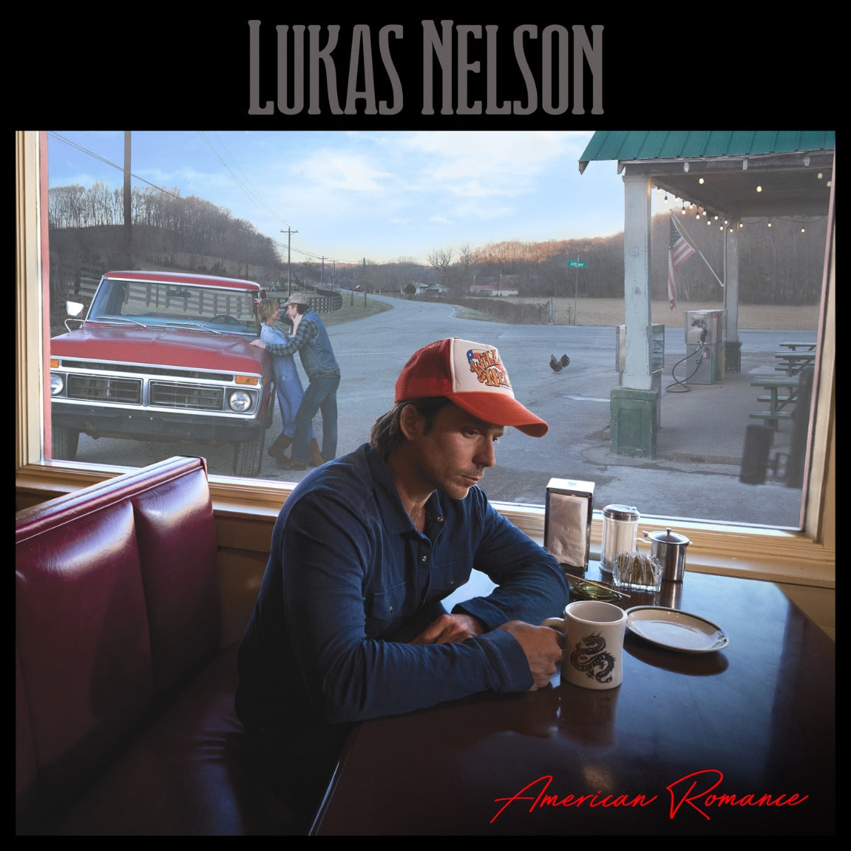 Lukas Nelson - American Romance (140G) (Black & White Split Vinyl) | Mint (M) Mint (M)
