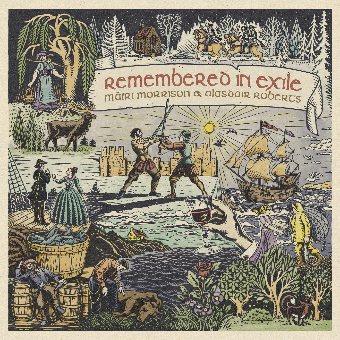 Mairi & Alasdair Roberts With Pete Johnston & Frie - Remembered In Exile: Songs And Ballads From Nova Scotia |