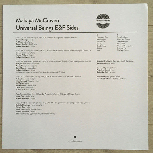 Universal Beings E&F Sides | Mint (M) Mint (M)