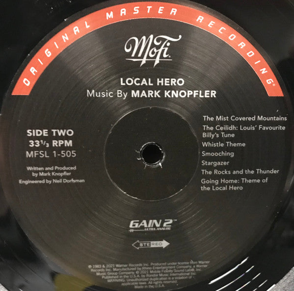 Local Hero (MFSL VINYL) | Mint (M) Mint (M)