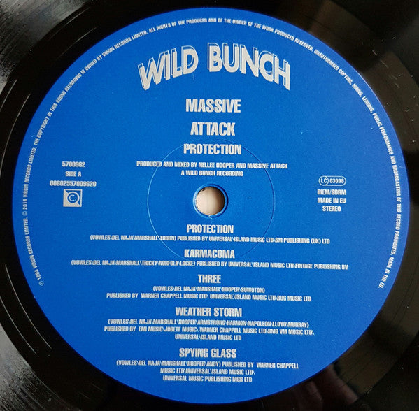 Massive Attack Protection Circa, Circa, Wild Bunch Records, Wild Bunch Records LP, Album, RE, 180 Mint (M) Mint (M)