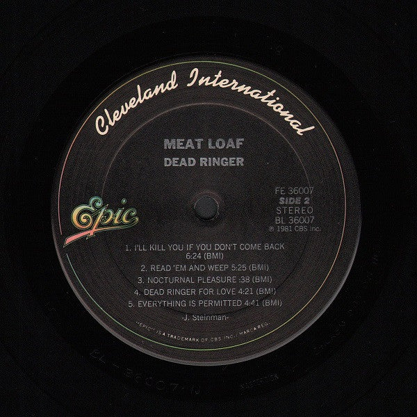 Meat Loaf - Dead Ringer | Near Mint (NM) Near Mint (NM)