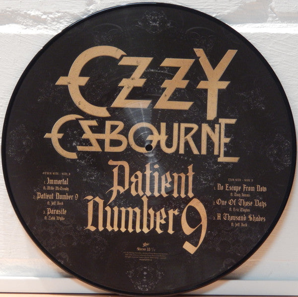 Ozzy Osbourne - Patient Number 9 (2xPICTURE VINYL) | Mint (M) Mint (M)
