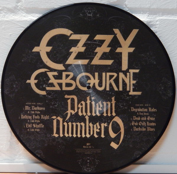 Ozzy Osbourne - Patient Number 9 (2xPICTURE VINYL) | Mint (M) Mint (M)